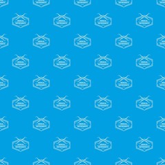 Medical instrument pattern vector seamless blue repeat for any use