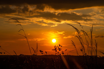 Sonnenuntergang Stuttgart
