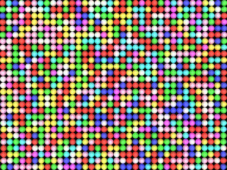 Fototapeta premium Color balls. bright colors background, 3d rendering