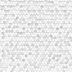 Abstract white blocks, 3d rendering