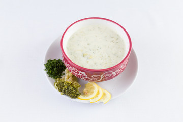 Broccoli Soup in Mediterranean Levantine  Cuisine