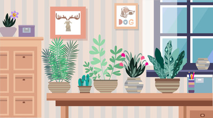 Interior with flowers5