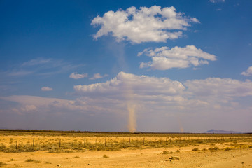Whirl wind in the desert