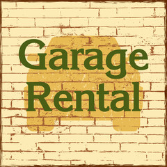 Garage rental Vector illustration T shirt design