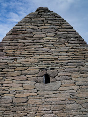 the gallarus oratory on dingle pensinsula, ireland