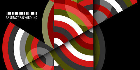 Obraz premium Geometric colorful abstract background