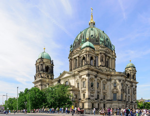 Fototapeta na wymiar Berliner Dom - evangelische Oberpfarr- und Domkirche zu Berlin, Deutschland