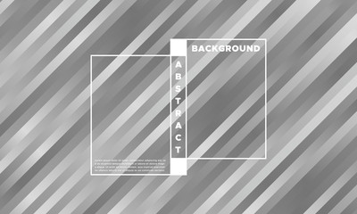 Abstract Geometric Striped Poster.