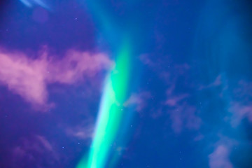 abstract bright background blue green purple northern lights  stars 