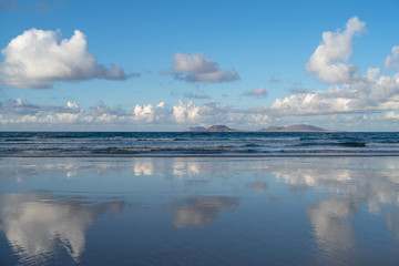 Canary Islands, Lanzarote, Graciosa island view