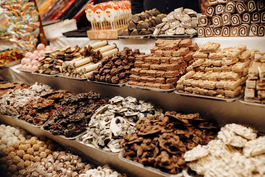 sweets and chocolates at christmas market