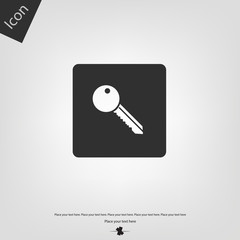 Key vector icon