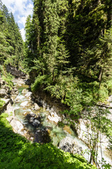 Breitachklamm im Allgäu, Bayern, Deutschland.