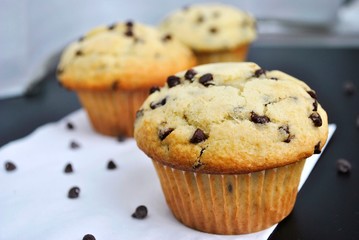 muffins on a table
