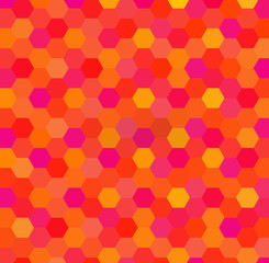 Fototapeta na wymiar Abstract geometric hexagon vector background. Good for promotion materials, brochures, banners.