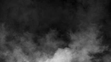 Abstract smoke mist fog on a black background. Texture. Design element.  © Victor