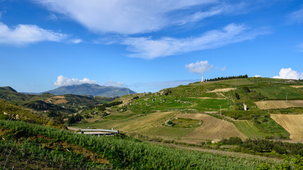 Fototapeta na wymiar krajobraz Sycylii