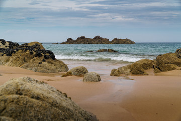 beach and rocks 