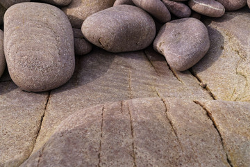 Fototapeta na wymiar stones on the stone