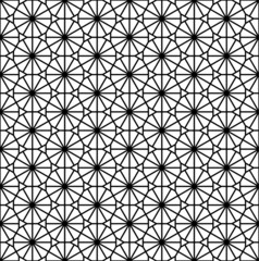 Beautiful Seamless pattern japanese shoji kumiko, great design for any purposes. Japanese pattern background vector. Japanese traditional wall, shoji. Average thickness lines.