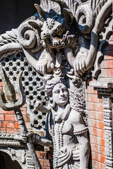 detail of entrance to Gupteshwor cave, Pokhara, Nepal