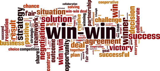 Win-win word cloud