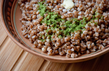 buckwheat porridge with vegetables