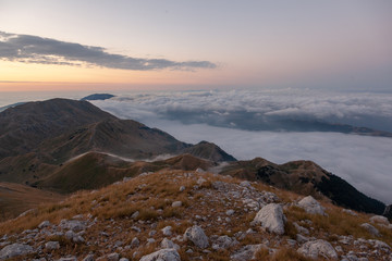 Obraz premium Nuvole Montagne 