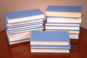 Books on the table