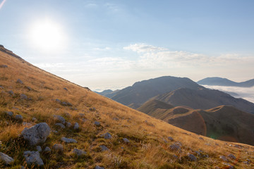 montagna natura trekking