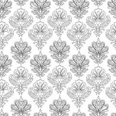 Seamless background of ornate vintage elements