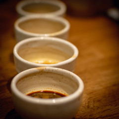 Testing coffee like a barista