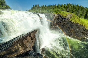 Tannforsen - main waterfall cascade