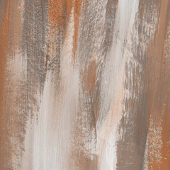 Orange watercolor texture with abstract washes and brush strokes on the white paper background.