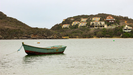 Fototapeta premium boat on the beach
