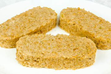 The meat frozen semi-finished products