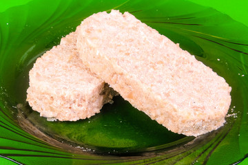 The meat frozen semi-finished products