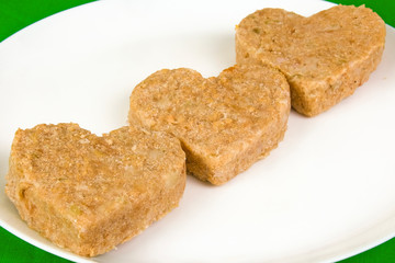 The meat frozen semi-finished products