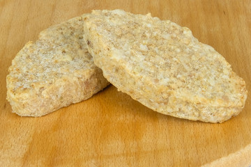 The meat frozen semi-finished products