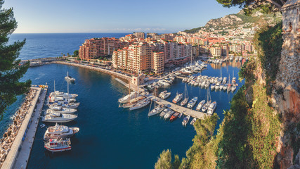 Fontvieille Harbour of Monaco