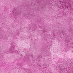 Pink watercolor and ink paper textures on white background. Chaotic stylish abstract organic design.