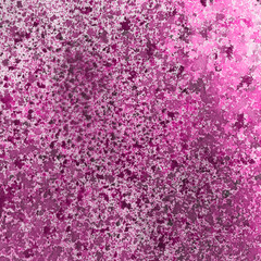 Pink watercolor and ink paper textures on white background. Chaotic stylish abstract organic design.