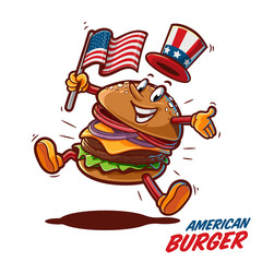 american burger cartoon