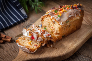 Christmas fruit cake.