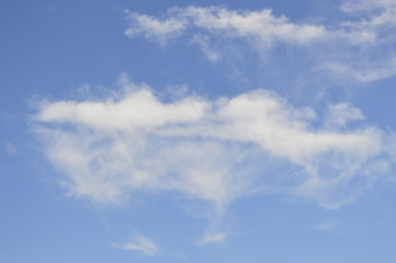 blue sky with clouds