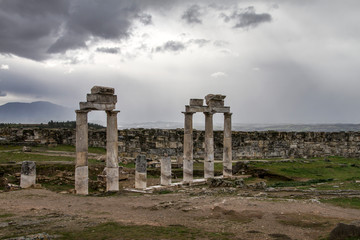 Antiche rovine di Hierapolis (Turchia)