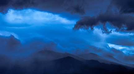 Ben Nevis- the highest mountain in the British Isles.Grampian Mountains in the Lochaber area of the Scottish Highlands, close to the town of Fort William. 