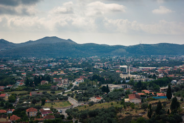 Fototapeta na wymiar View from old town in Stari Bar, Montenegro