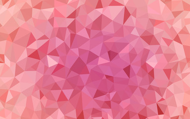 Light Pink vector triangle mosaic template.