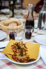 Giudea's artichokes in Rome Trastevere